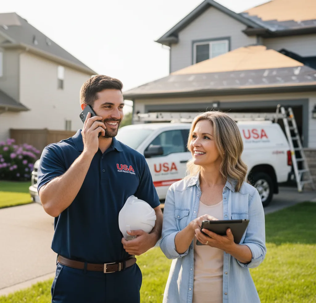 USA Roof Repair Experts customer support in Sauk City